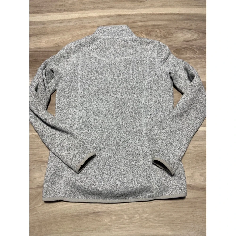 LL Bean Sweater Fleece Jacket Womens XXS Gray Full Zip Mock Neck 279684 Outdoor - Picture 2 of 9